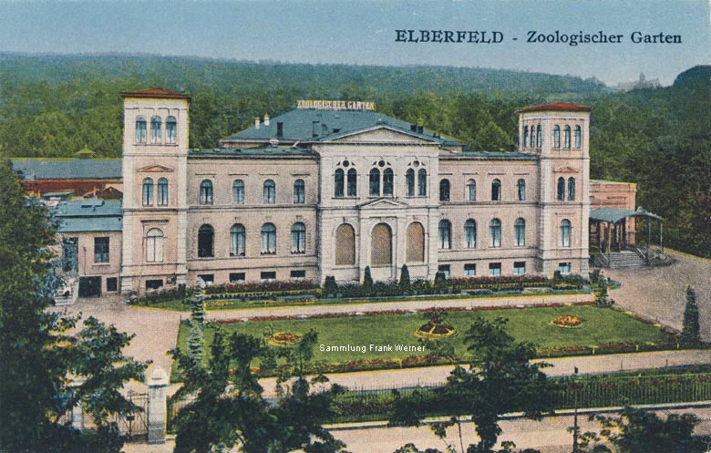 Zoologischer Garten Elberfeld auf einer Ansichtskarte (Sammlung Frank Werner)
