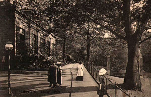 Die Villa der Zoodirektion im Zoologischen Garten Elberfeld um 1912