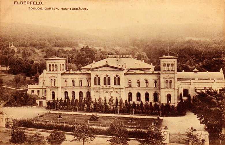 Hauptgebäude Zoologischer Garten in Elberfeld 1903