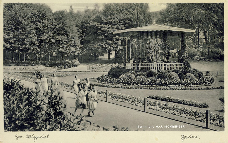 Pavillon im Zoologischen Garten Elberfeld um 1913 (Sammlung H.-J. Momberger)