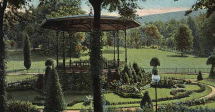 Pavillon im Zoologischen Garten Elberfeld um 1904