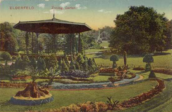 Pavillon im Zoologischen Garten Elberfeld um 1910