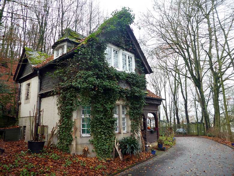 Ehemaliges Pförtnerhaus der Villa Boettinger am 10. Dezember 2019 im Wuppertaler Zoo