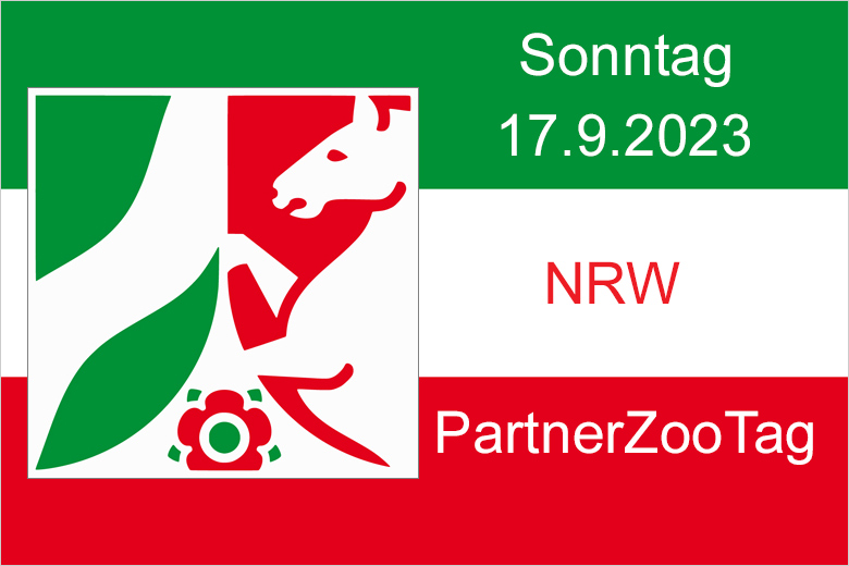 Werbung für den NRW-Partnerzoo-Tag