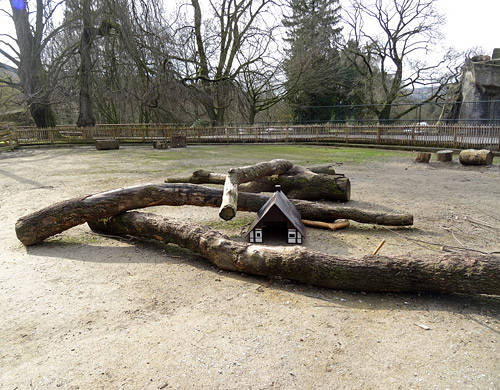Mini-Haus am 26. Februar 2016 im JuniorZoo im Zoo Wuppertal