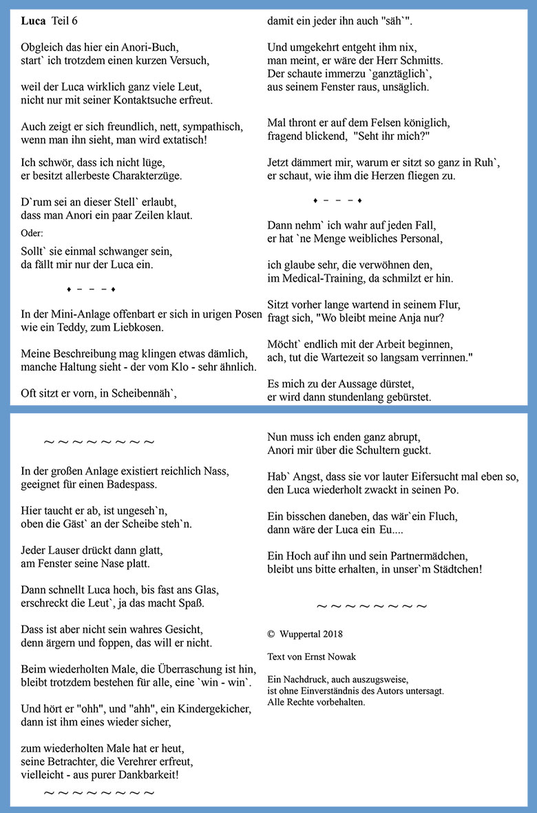 Eisbär Luca - Text von Ernst Nowak