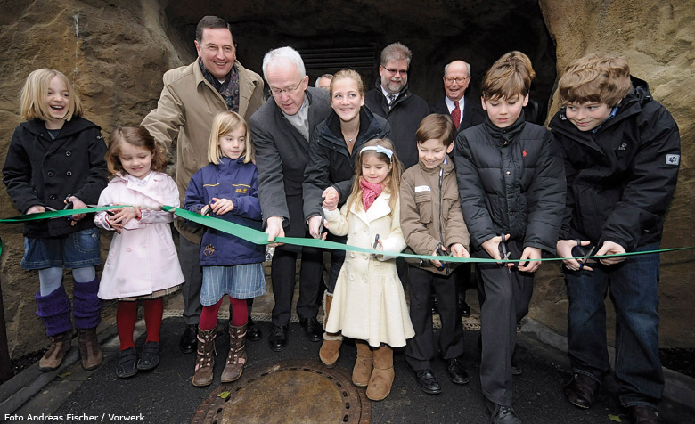 Offizielle Eröffnung der neuen Pinguin-Anlage im Zoo Wuppertal am 23. März 2009 (Foto Andreas Fischer / Vorwerk)