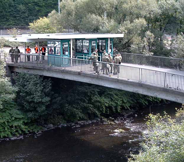 Fußballspiel WSV gegen Preußen Münster im Stadion am Zoo in Wuppertal am 6. September 2003